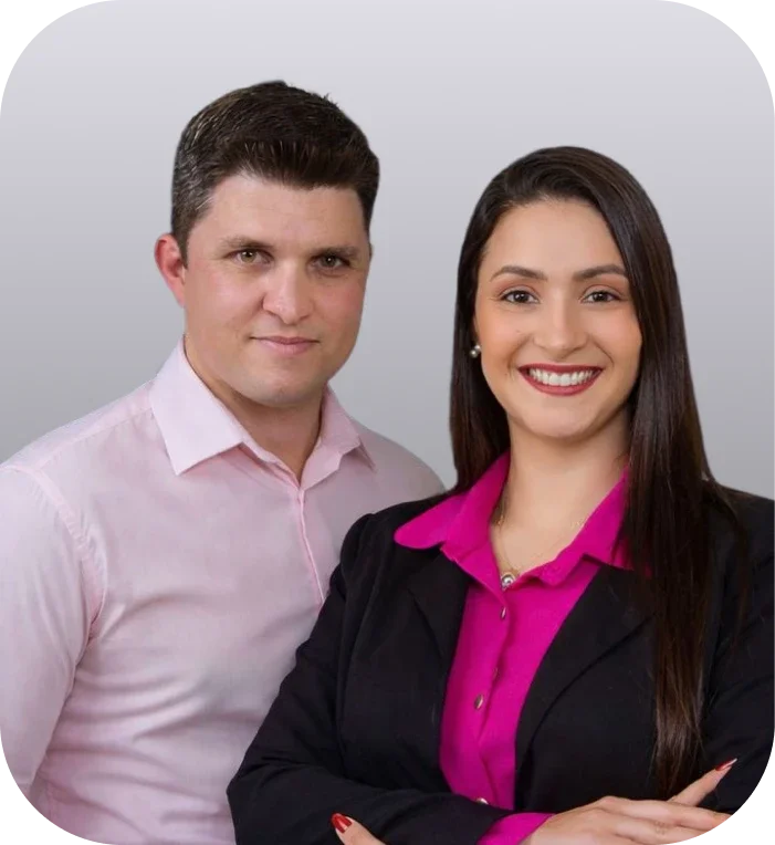 Vanessa Coltre e Roberson Coltre, fundadores da Scale Law